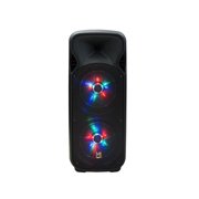 MR DJ LETS-PARTY Dual 12 Battery Powered Bluetooth Speaker Microphone Party Speaker