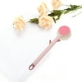 thumbnail image 5 of Unique Bargains 1pc Long Handle Double-sided Bath Brush for Bathing and Showering Pink, 5 of 5