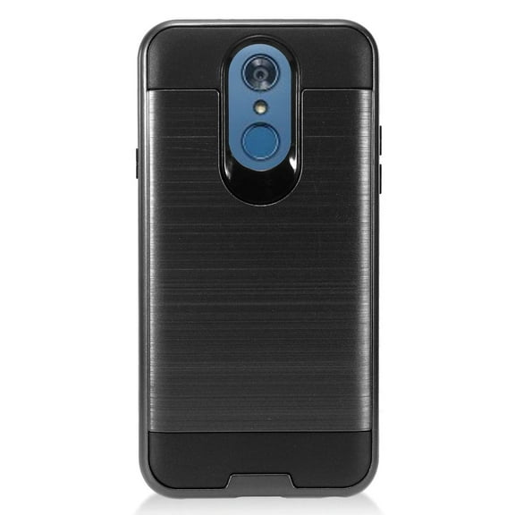 GSA Brushed Hybrid Hard Case for LG Q7, Q7 Plus Black