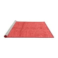 thumbnail image 2 of Ahgly Company Machine Washable Indoor Round Abstract Red Modern Area Rugs, 6' Round, 2 of 4
