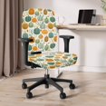 thumbnail image 6 of Chririnla Thanksgiving Office Chair Covers with Pumpkin Print, 2 Pieces Stretchable Durable Polyester Covers for High Back Gaming Chair, 6 of 8