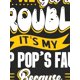 thumbnail image 3 of Chicfull Boys' 'If We Get in Trouble, It's My Dad's Fault' Graphic Tee - 100% Cotton, Stretchy & Breathable Casual Crew Neck Shirt for Spring/Summer, 3 of 6