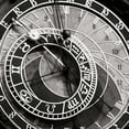 thumbnail image 3 of Christensen, Jim 12x12 Black Modern Framed Museum Art Print Titled - Prague Clock I, 3 of 5
