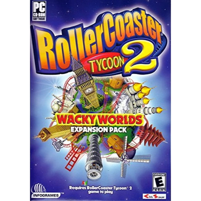 Rollercoaster Tycoon 2 Wacky Worlds Expansion Pack Pc Walmart