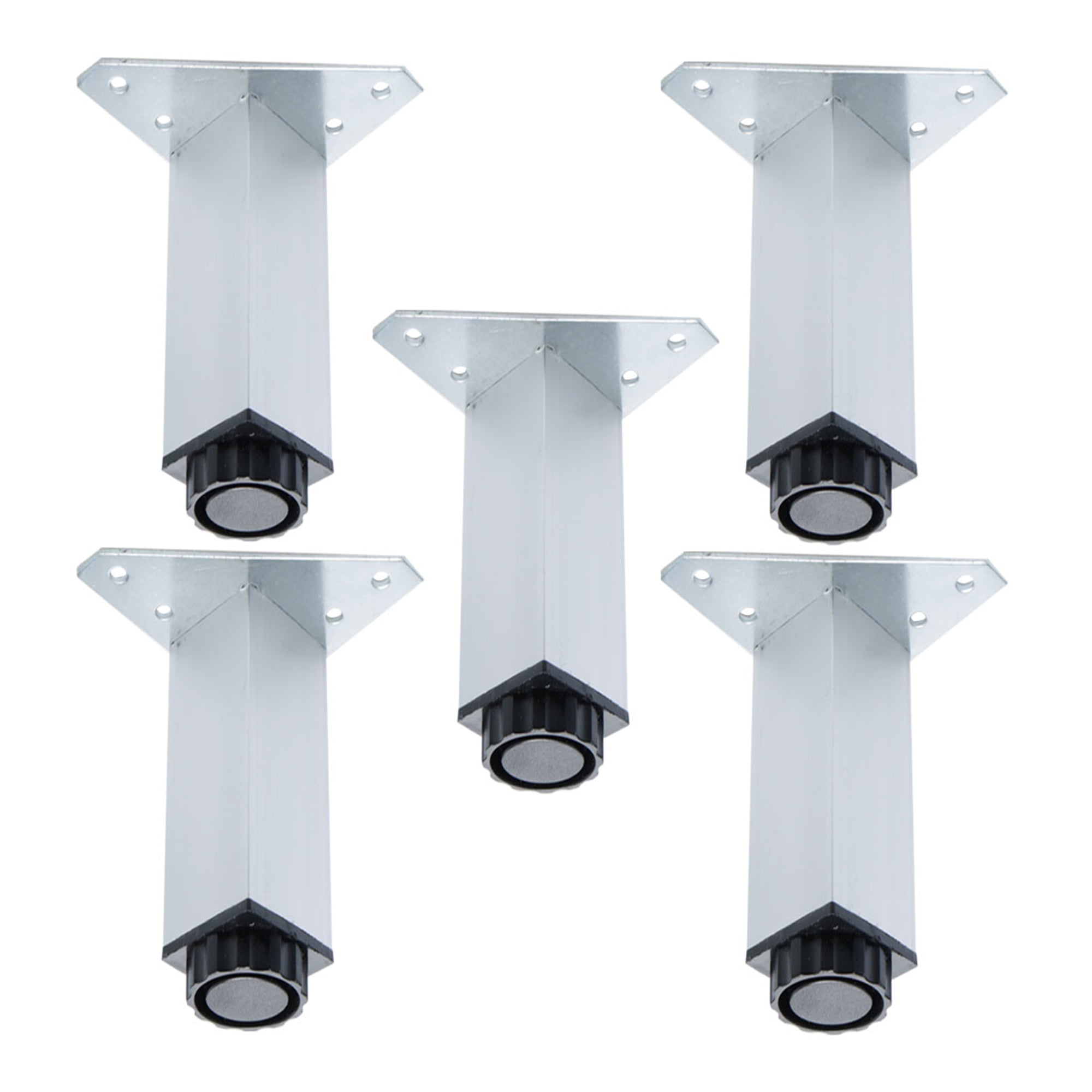 6 Inch Furniture Legs Aluminium Alloy Adjustable Feet Shelves