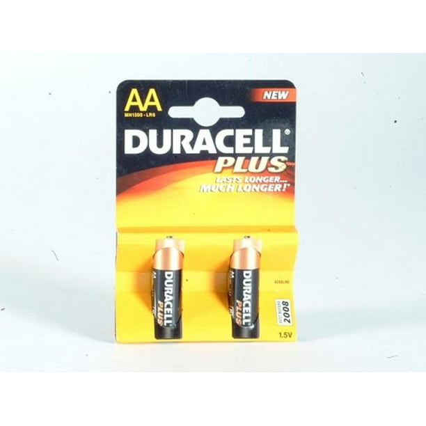 Duracell MN1500B2 AA Alkaline Batteries 2 Pack