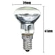 thumbnail image 2 of Replacement Lava Lamp E14 R39 30w Screw In Light Bulb Clear Reflector Spot Light Lava Incandescent, 2 of 5