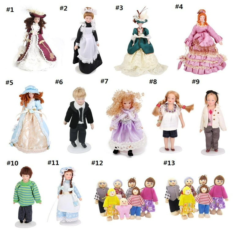 Small Doll Dollhouse, 1 12 Miniature Doll Dolls