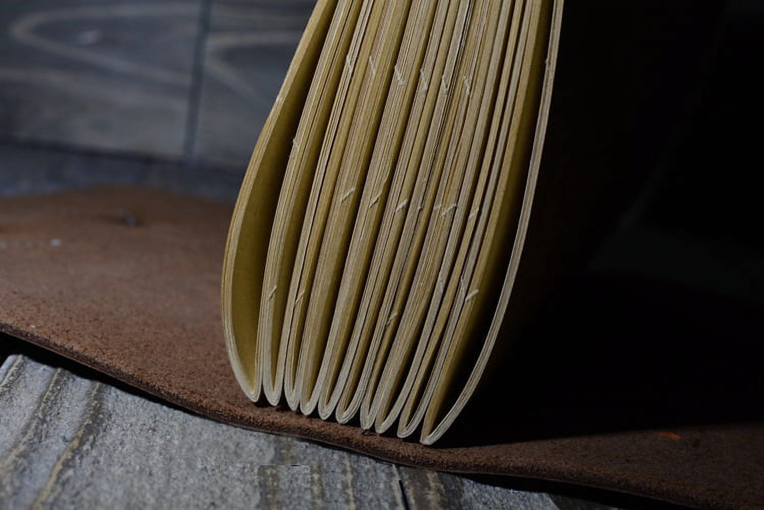 Leather Journal | 9 x 6 x 1.5 | Handmade & Bound | 160 Unlined Pages | Thick Kraft Paper | Fast Shipping | Sketchbook | Linen Bag |