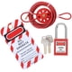 thumbnail image 1 of Candado De Seguridad, Kit De Bloqueo De Cable Ajustable De Acero Inoxidable Bloqueo De Válvula Universal Para Seguridad Para Aislamiento De Energía, 1 of 7