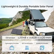 Renogy Solar Panel 100 Watt, 16BB N-Type Portable Solar Panel, 25% High Efficiency, IP68 Waterproof, Lightweight