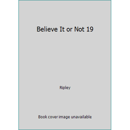 Believe It or Not 19, Used [Paperback]