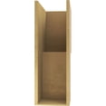 thumbnail image 4 of 11"W x 22"D x 33"H Classic Chapel Hill Rough Cedar Woodgrain TimberThane Corbel, Primed Tan, 4 of 6