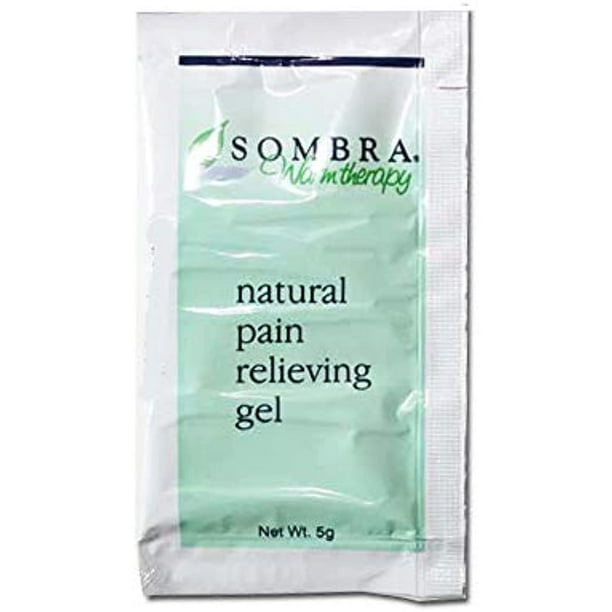 Sombra Warm Therapy Natural Pain Relieving Gel, 5 Gram Packet (20 Pack