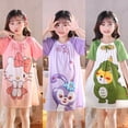 thumbnail image 2 of Sanrios-Pijama Kawaii de Hello Kitty para niños, vestido de noche de manga corta, ropa de casa, regalo de cumpleaños, 2 of 4