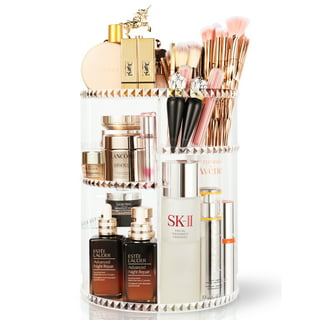 Acrylic 3-Compartment Stackable Organizers • 5698 Beauty Makeup Supply
