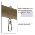 thumbnail image 2 of Eigraketly Gancho de rosca oscilante, montaje de bloqueo, chapado en Zinc, accesorios para el hogar para Patio de larga duración, casillero para Suministros de soldadura M04-206, 2 of 6