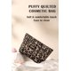 thumbnail image 2 of Bolsa de maquillaje acolchada HFLZBRO para mujer, acolchada, color marrón, 2 of 6