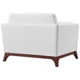 thumbnail image 5 of Modern Contemporary Urban Design Living Room Lounge Club Lobby Armchair Accent Chair, Fabric, White, 5 of 5