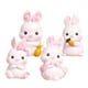 thumbnail image 5 of 4pcs encantadores cifras de conejo cifras de pastel adornos de dibujos animados hornear decoraciones de pastel, 5 of 7