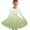 Green, variant on Toddler Girls Skater Twirl A-Line Dress Long Sleeve Pleated Dancing Dress Spring Fall Gradient Dress Stretchy Twirly Skater School Recital Dress Toddler Clothes Purple