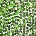 thumbnail image 1 of 12 Plantas Colgantes Artificiales, Guirnalda de Hojas de Plantas Trepadoras Falsas Decoraciones para Fiestas de Bodas de Regalo (81 Hojas), 1 of 5