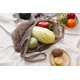 thumbnail image 4 of Reusable Cotton Mesh Grocery Bags Foldable Long Handle Net Tote Bags for Farmers Market Shopping, Fruit and Vegetable Bags, 4 of 4