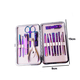 thumbnail image 2 of Juego de manicura Juego de tijeras de uñas profesionales Herramientas para el cuidado de los pies de renovación - Juego de belleza de acero inoxidable MFZFUKR CPB-US-YYM119-1, 2 of 5