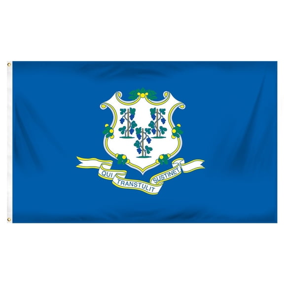 Connecticut  2' x 3' Indoor Polyester Flag