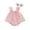a-Pink2514, variant on VNKIDY Baby Girls Jumpsuit Dress Outfit Floral Print Lightweight Tulle Romper Dress With Ruffled Straps Matching Bow Headband For Spring Summer Daily Wear Yellow 0-6 Months
