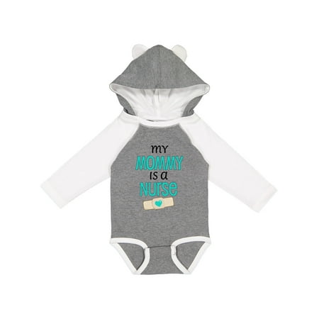 

Inktastic My Mommy is a Nurse Gift Baby Boy or Baby Girl Long Sleeve Bodysuit