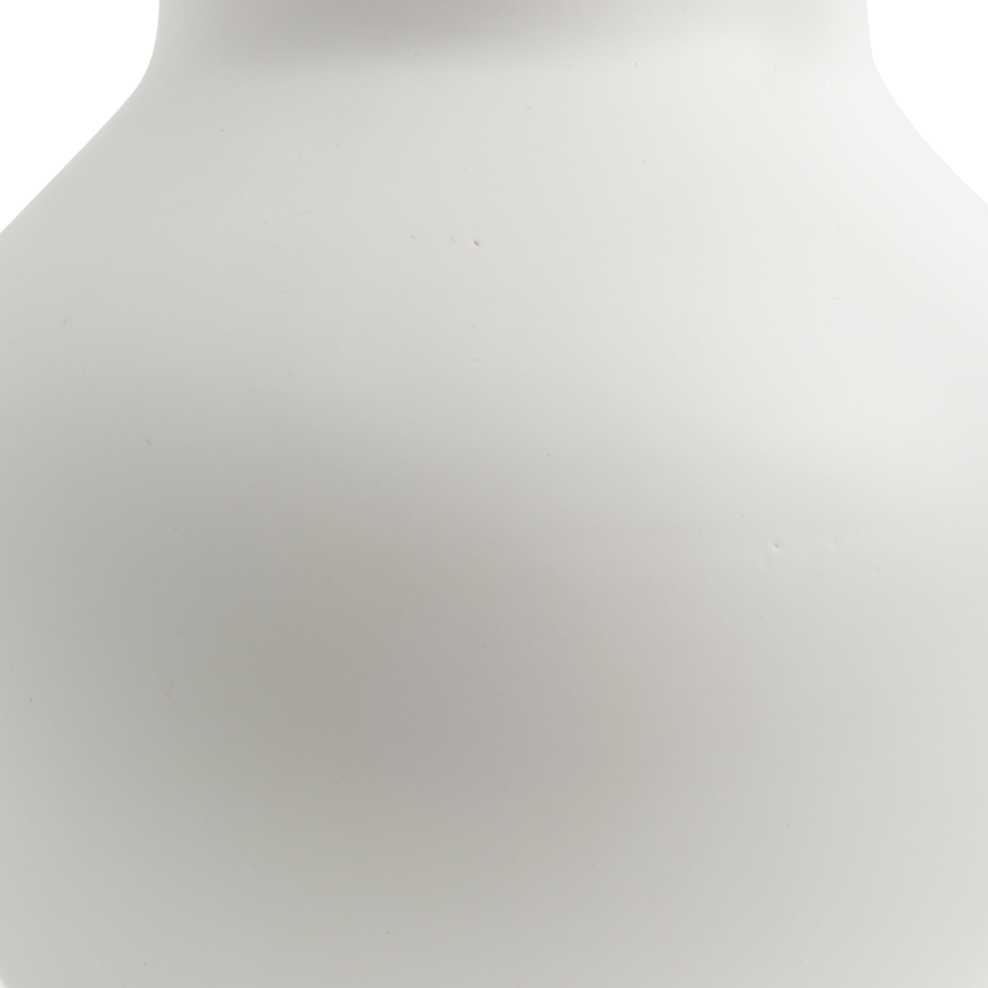 Better Homes & Gardens White Ceramic Soft Curve Decorative Vase, 10 Inch