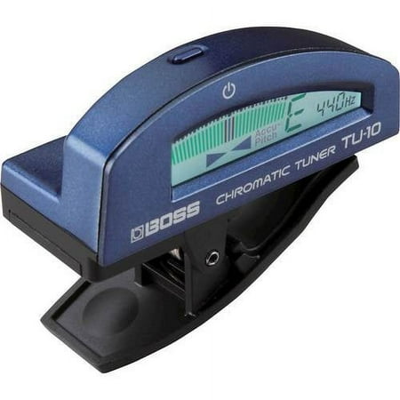 Boss TU-10 Clip-On Chromatic Tuner - Blue