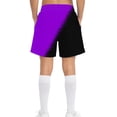 thumbnail image 7 of Cethrio Boys Beach Shorts, Relaxed Fit Stretchy Summer Elastic Waist Board Shorts Purple Size 8, 7 of 7