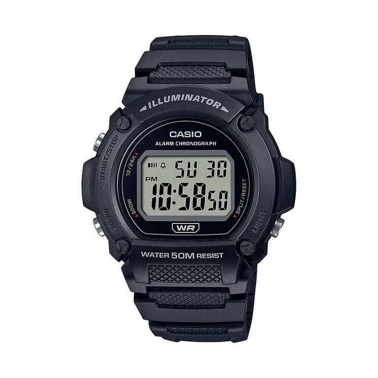 Casio Men's Hd Digital Sports Watch Black photo 1