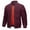 Wine, variant on Men's Quilted Jackets Winter Full Zip Crew Neck Fleece Lined Outerwear Coats Casual Windproof Bomber Varsity Jackets with Pockets Black S