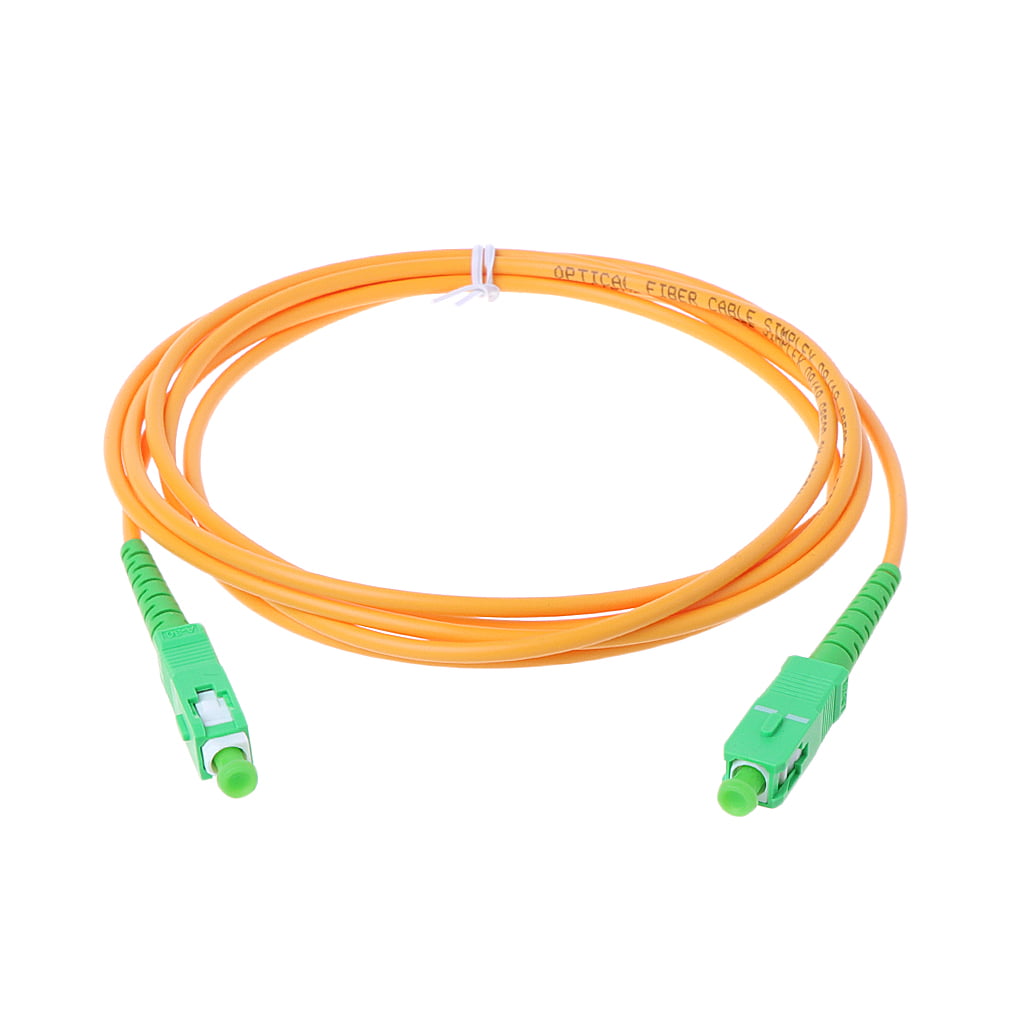 20 meter optical fiber jumper SC/APC-SC/APC Green Connector single mode,3mm 