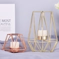 thumbnail image 2 of Metal Gold Candle Holder for Table Centerpiece, Candle Stand Wrought Iron Geometric Candle Holders Decorative Tea Light for Home Decor Table Decorations Centerpiece Crafts Clearance, 2 of 4