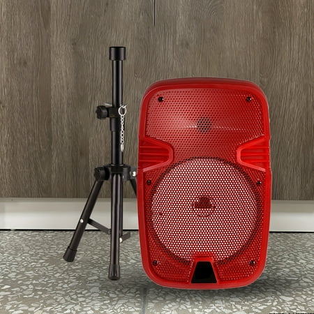 1000W Portable Wireless Party Speakers Loud Sound System with Subwoofer, Bass, 8-inch Speaker Karaoke Machine, FM Radio, EQ Mode, Strobe Lights with Wire Microphone, Remote Controls
