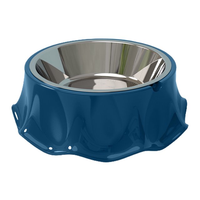 CSChome Bol pour Animaux Bol Alimentaire en Acier Inoxydable Alimentation Teddy Boisson Séparé Double Alimentation