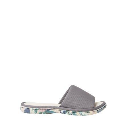 Print Slide - DF by Dearfoams Womens Slide with Printed Outsole Slipper