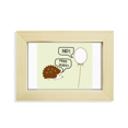 thumbnail image 1 of Hedgehog Balloon Puncture Request Desktop Decorate Photo Frame Picture Art Painting 5x7 inch, 1 of 3