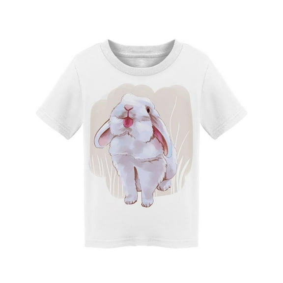 Cute Bunny Sticking Out Tongue T-Shirt Toddler -Image by Shutterstock,  2 Toddler