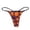 Orange, variant on Print Low Rise Thongs for Women Fashionable Panties for Women Underwear