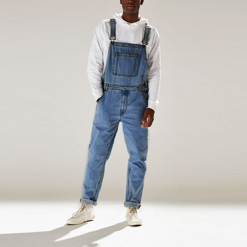 Aimik Hanes Cyber and Monday Deals Mens Denim Bib