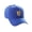 Royal, variant on Daxton Structured Baseball Hat Cap Curved Visor Old English Font Purple Hat Gold T