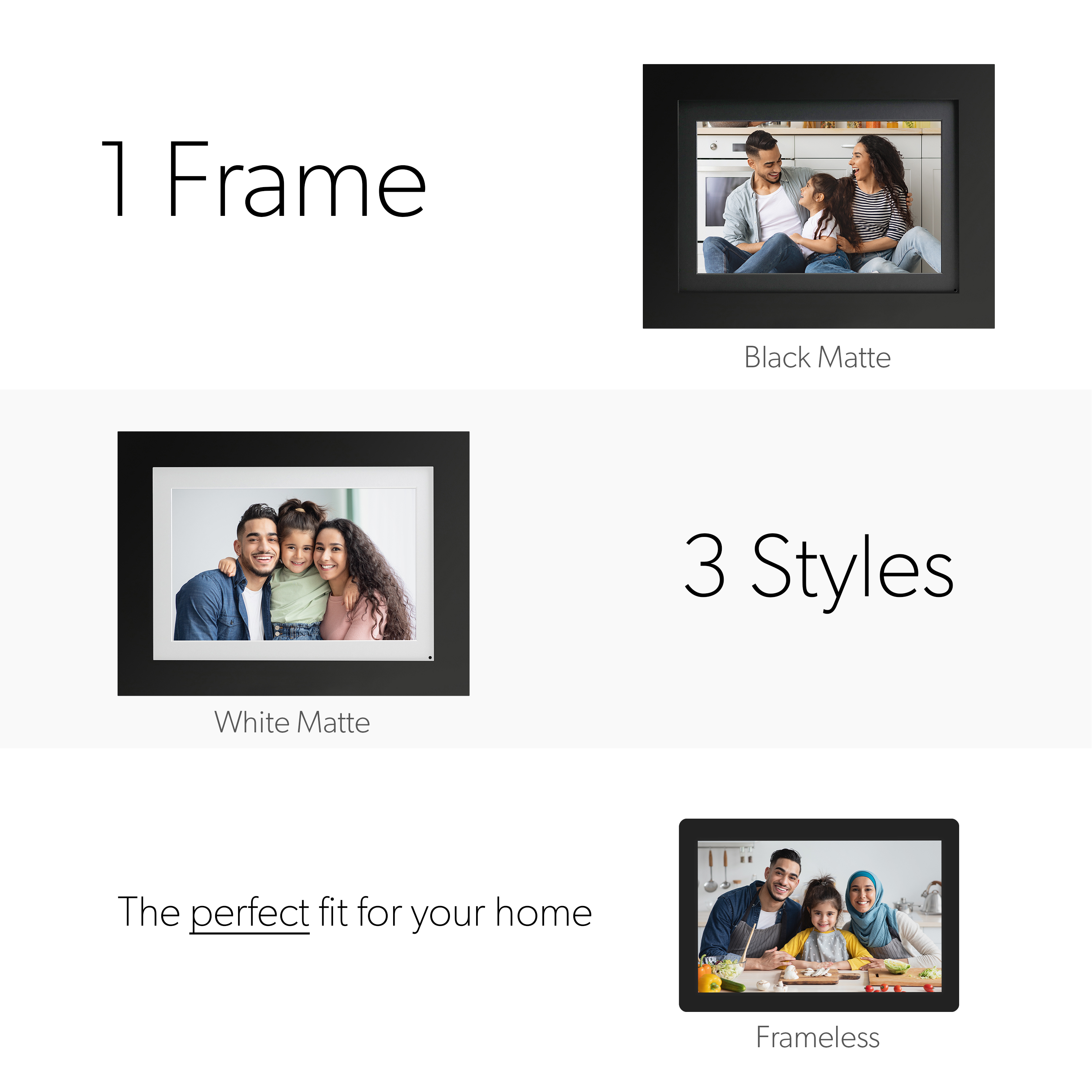 1st Gen. Simplysmart Home Friends And Family 10.1” Wi-Fi Smart Digital Picture Frame, Send Pictures From Phone To Frame, Hd 1080P Touchscreen, 8Gb Internal Memory - image 5 of 5