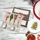 thumbnail image 1 of Juego de Cucharas Navideñas con Un Lindo Muñeco de Nieve. Incluye Cuchara, Tenedor y Cuchara de Postre Navideña. Cubiertos de Regalo., 1 of 6