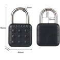 thumbnail image 5 of Pack 3 Digit Combination Padlock with Retractable Cable, Adjustable Length up to 1m, Password Reset Button, Easy to Use, Suitable for Travel Bag, 5 of 5