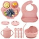 thumbnail image 1 of Set de alimentación para bebés Banditeu de silicona para bebés pequeños, 10 unidades, 1 of 7